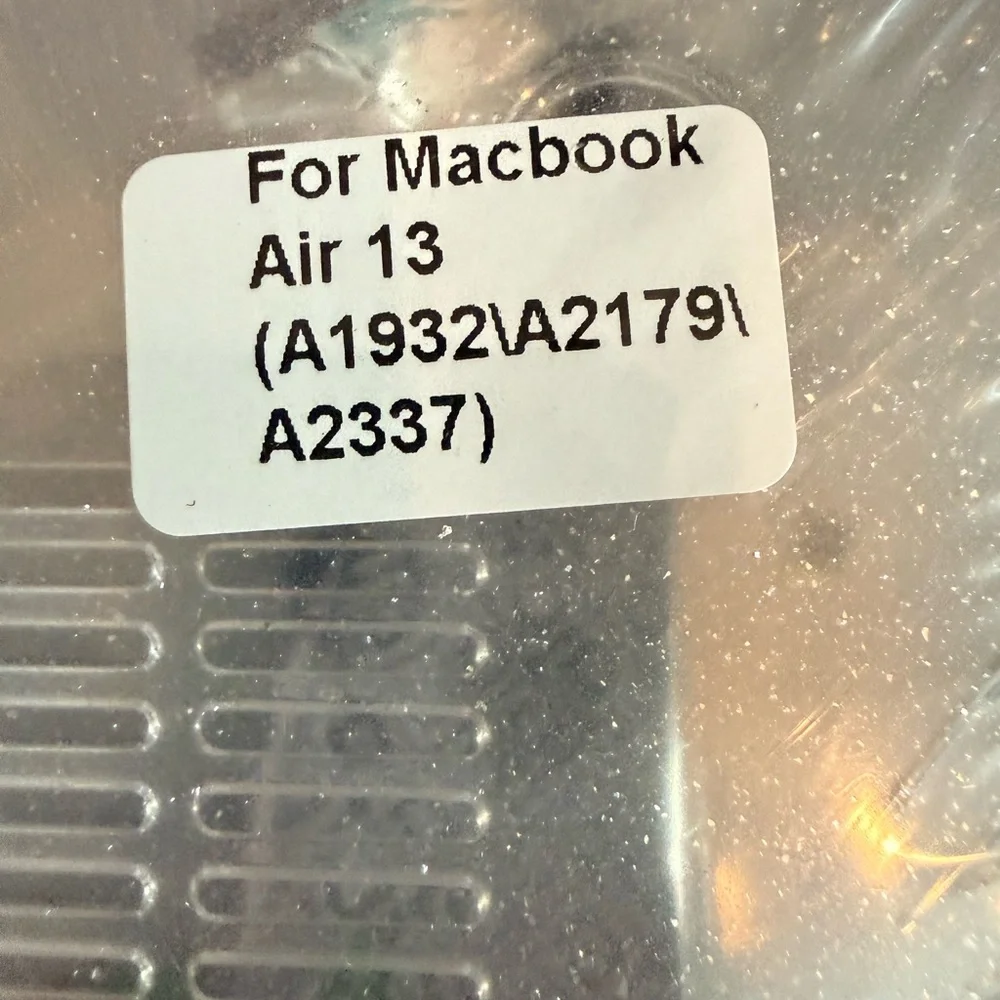 Glitter Clear Protective MacBook Air 13” Case